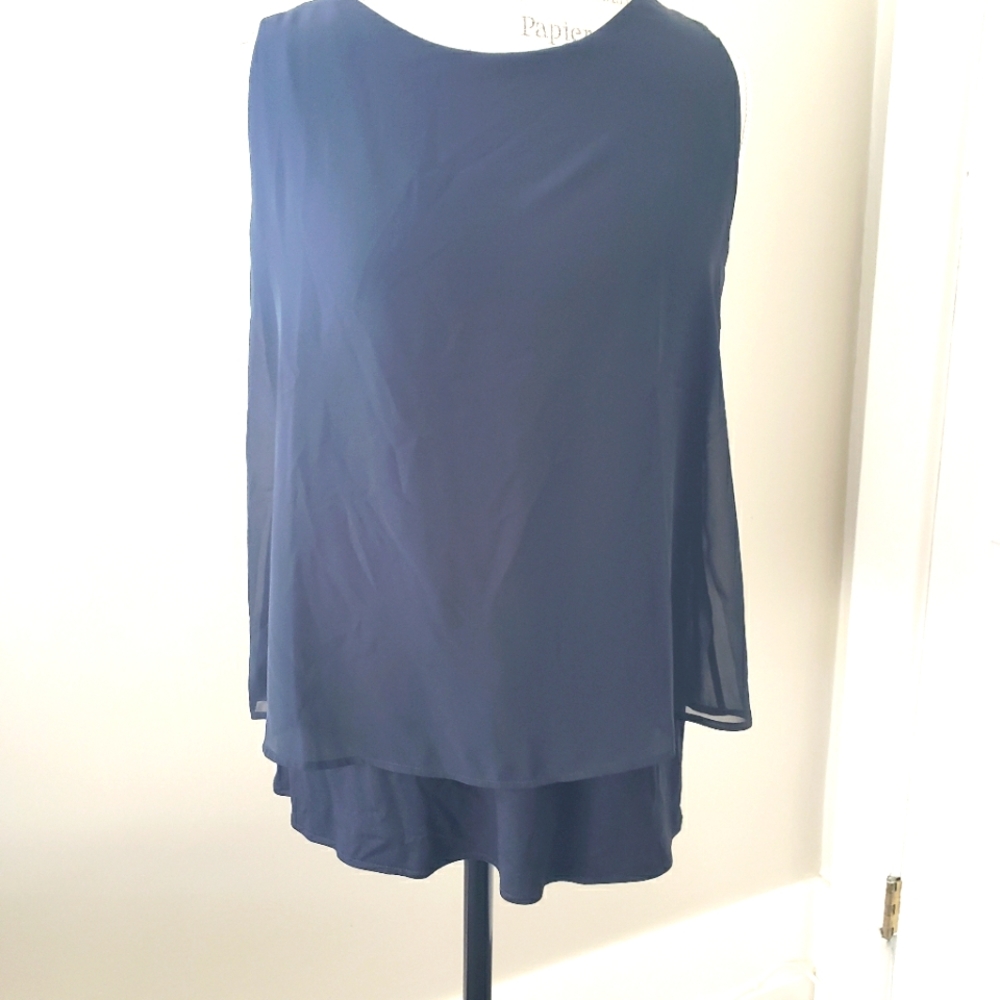 Chico's Black Sleeveless Top